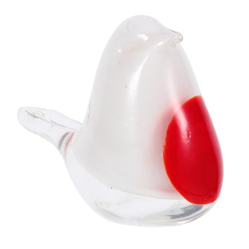 OSALADI Liuli Red Bird Weißer Vogel Vogelfigur Zwitschernde Vogelverzierung Vogel Briefbeschwerer Zwitschernde Vogelschmuck Ball Vogelskulpturenkunstdekoration Figuren Wohnkultur Glas OSALADI Liuli Red Bird Weißer Vogel Vogelfigur Zwitschernde Vogelverzierung Vogel Briefbeschwerer Zwitschernde Vogelschmuck Ball Vogelskulpturenkunstdekoration Figuren Wohnkultur Glas von OSALADI