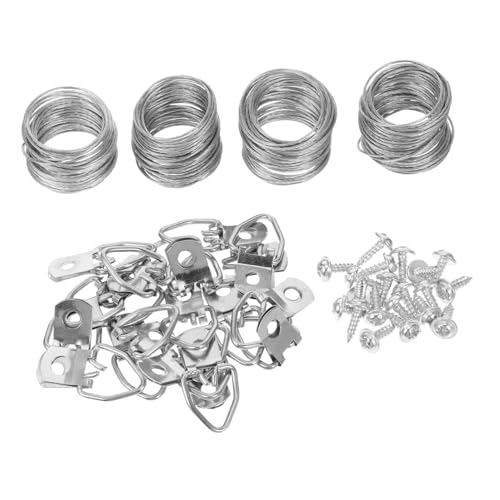 OSALADI Loch Aufhänger mit Schrauben und Coil Ringen für Kreuzstich Installieren Stabil und Langlebig für Wanddekoration OSALADI Loch Aufhänger mit Schrauben und Coil Ringen für Kreuzstich Installieren Stabil und Langlebig für Wanddekoration von OSALADI