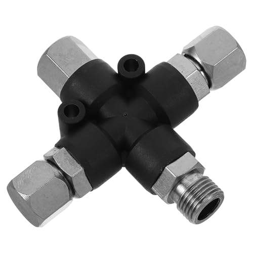 OSALADI Luftschlauch Verteiler Airbrush Schlauchverteiler Luftkompressor Verteiler Kunststoff Metallschlauch OSALADI Luftschlauch Verteiler Airbrush Schlauchverteiler Luftkompressor Verteiler Kunststoff Metallschlauch von OSALADI