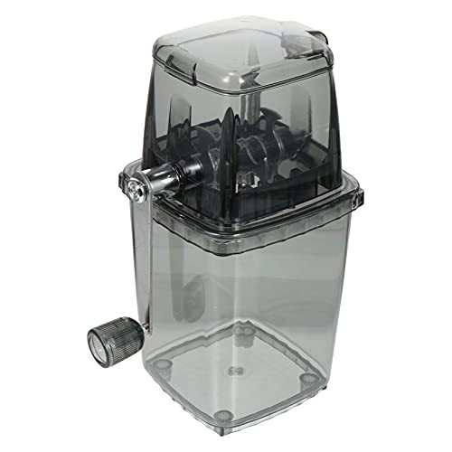 OSALADI Manueller Eiszerkleinerer Tragbarer Handkurbel für DIY Getränke und Desserts für Küche kein Strom Erforderlich Perfektes für Freunde und Familie von OSALADI
