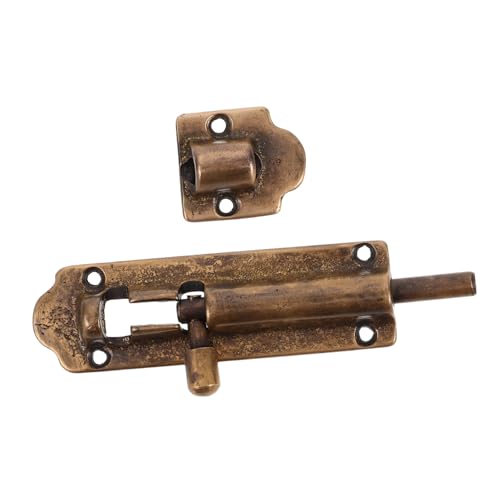 OSALADI Massiver Türschieberiegel Robustes Vintage Riegelschloss für Holz Schiebetüren Dicker Metallriegel mit Elegant minimalistischem Design Vielseitig für Haus und Büro Geeignet OSALADI Massiver Türschieberiegel Robustes Vintage Riegelschloss für Holz Schiebetüren Dicker Metallriegel mit Elegant minimalistischem Design Vielseitig für Haus und Büro Geeignet von OSALADI
