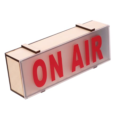 OSALADI Massivholz-leuchtkasten-nachtlicht On-air-schild, Batteriebetrieben Auf Sendung Planke Monitor Digital Aufnahmewarnleuchte Lasst Uns Neon Vibes Leistung Musical Lichter Led Plastik OSALADI Massivholz-leuchtkasten-nachtlicht On-air-schild, Batteriebetrieben Auf Sendung Planke Monitor Digital Aufnahmewarnleuchte Lasst Uns Neon Vibes Leistung Musical Lichter Led Plastik von OSALADI
