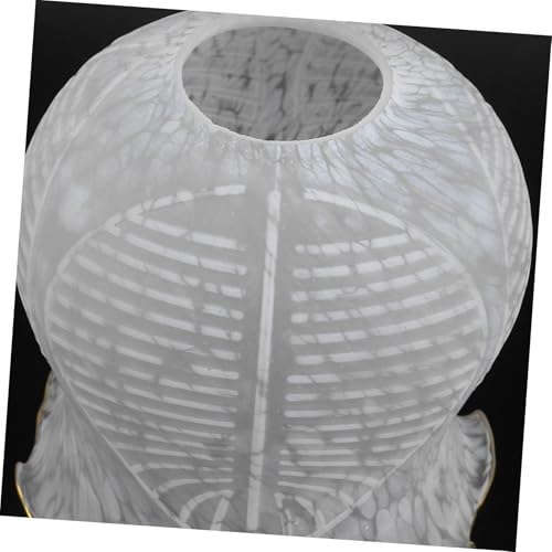 OSALADI Mattierter Glas lampenschirm mit Mittlerem Langlebige Praktische Wandlampe Abdeckung für Schlafzimmerbeleuchtung Einfacher Stil Stabiles Design Leichte Installation von OSALADI