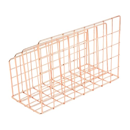 OSALADI Metal Desk Organizer mit Fächern Robuster Büro Organizer aus Metall für Bücher Dokumente und für Büro Schule und Zuhause Gold Design OSALADI Metal Desk Organizer mit Fächern Robuster Büro Organizer aus Metall für Bücher Dokumente und für Büro Schule und Zuhause Gold Design von OSALADI