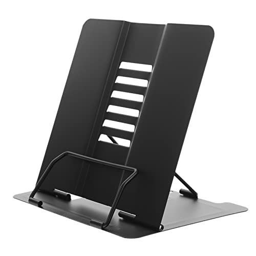 OSALADI Metall Buchständer Verstellbar Stabil Rutschfest Leseständer für Schreibtisch und Küche Tragbar Leicht Vielseitig für Kochbücher Schulbücher Musiknoten Ergonomisch zur OSALADI Metall Buchständer Verstellbar Stabil Rutschfest Leseständer für Schreibtisch und Küche Tragbar Leicht Vielseitig für Kochbücher Schulbücher Musiknoten Ergonomisch zur von OSALADI
