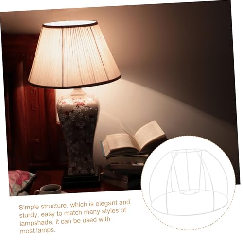 OSALADI Metall Lampenschirm Gestell DIY Ersatzrahmen für Tischlampen Kronleuchter Vielseitig Korrosionsbeständig Einfache Montage Langlebig für Wohnraumbeleuchtung OSALADI Metall Lampenschirm Gestell DIY Ersatzrahmen für Tischlampen Kronleuchter Vielseitig Korrosionsbeständig Einfache Montage Langlebig für Wohnraumbeleuchtung von OSALADI