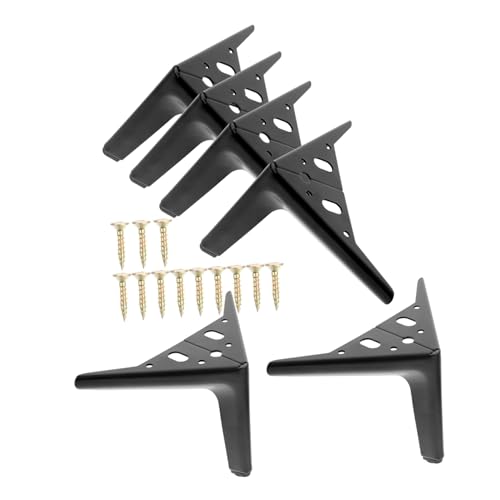 OSALADI Metall Möbelfüße Schwarz Korrosionsbeständig Robust Modern für Sofa Tisch Nachttisch Möbel DIY Ersatzfüße Einfach Montage Langlebig OSALADI Metall Möbelfüße Schwarz Korrosionsbeständig Robust Modern für Sofa Tisch Nachttisch Möbel DIY Ersatzfüße Einfach Montage Langlebig von OSALADI