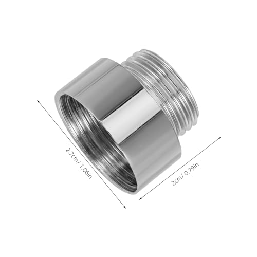 OSALADI Metall Wasserhahn Adapter Duschschlauch Verbinder Langlebig Einfache Montage Kompatibel für Flexible Gartenschläuche und Haushaltswasseranschlüsse OSALADI Metall Wasserhahn Adapter Duschschlauch Verbinder Langlebig Einfache Montage Kompatibel für Flexible Gartenschläuche und Haushaltswasseranschlüsse von OSALADI