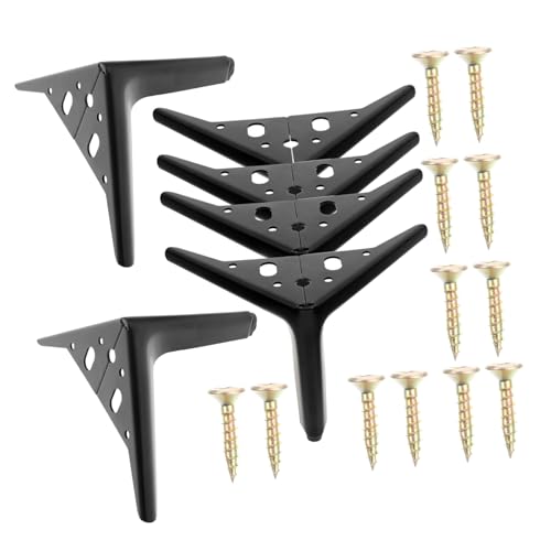 OSALADI Metall-möbelfüße Elegante Ersatz-Sofa Schrankbeine Langlebige Metallstützbeine Einfache Montage Stabile Möbelunterstützung für Wohnzimmer und Büro von OSALADI