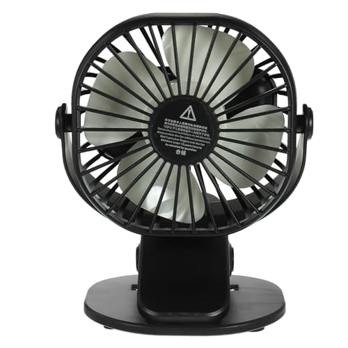 OSALADI Mini-usb-tischventilator Zum Anklipsen Tischventilator Usb-kunststoffventilator Wiederaufladbarer Mini- Usb-tischventilator Schwarz 1200 Mah Akku Tragbarer Handventilator für Zuhause Büro Auto OSALADI Mini-usb-tischventilator Zum Anklipsen Tischventilator Usb-kunststoffventilator Wiederaufladbarer Mini- Usb-tischventilator Schwarz 1200 Mah Akku Tragbarer Handventilator für Zuhause Büro Auto von OSALADI