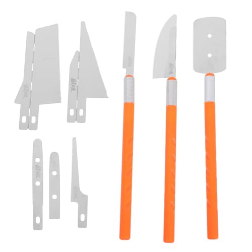 OSALADI Miniatur-handsägen Modellbau Präzises Schneiden von Kunststoff Holz Weichem Material DIY Hobby Modellbau Werkzeug mit Ersatzklingen Kompakt Leicht Tragbar von OSALADI