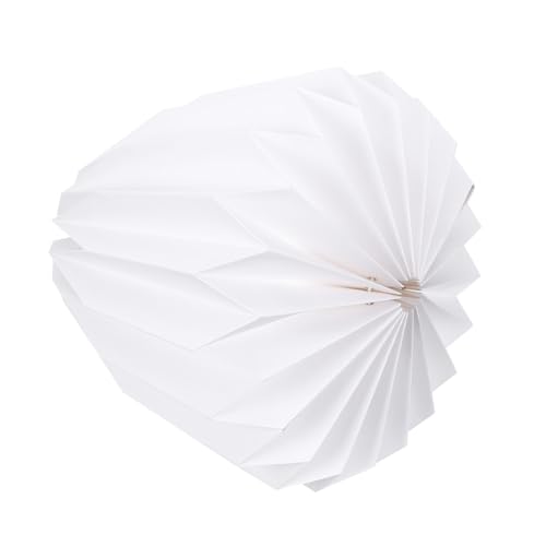 OSALADI Moderner Faltbarer Origami Papier Lampenschirm Dekorative Pendelleuchte für Esszimmer Wohnzimmer und Stilvolle Raumgestaltung Einfach zu Montieren und Wiederverwendbar von OSALADI