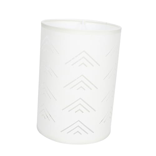 OSALADI Moderner Runder Kreativer Lampenschirm mit Ausschnitten Praktisches Lichtzubehör für Schlafzimmer Wohnzimmer und Vielseitige Tischlampen Installieren Dekorative Diffuse von OSALADI