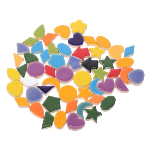 OSALADI Mosaiksteine Keramik Beutel mit Bunten Großen Formen für DIY Bastelprojekte für Dekoration Vasen Kunsthandwerk und Heimverschönerung OSALADI Mosaiksteine Keramik Beutel mit Bunten Großen Formen für DIY Bastelprojekte für Dekoration Vasen Kunsthandwerk und Heimverschönerung von OSALADI