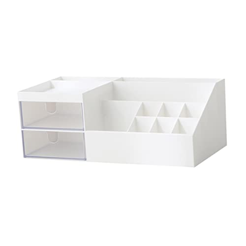 OSALADI Multifunktionale Kosmetik-Organizer-Box Mit Fächern Praktischer Aufbewahrungsbehälter Für Schminkutensilien Und Schreibtisch Langlebig Platzsparend Für Zuhause Büro Und Schule von OSALADI