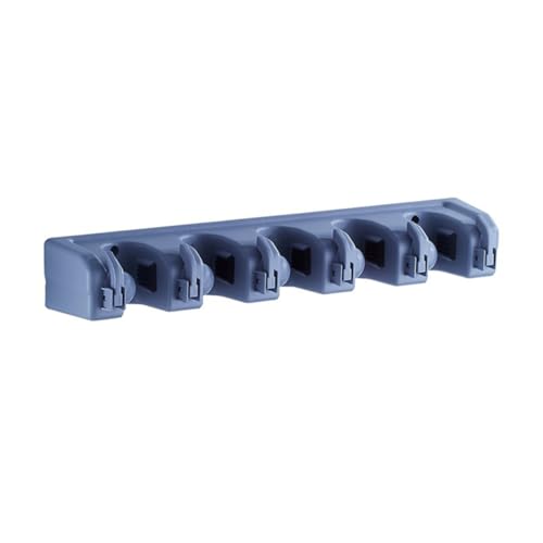 OSALADI Multifunktionaler Wandhalter Mop Organizer mit Verstellbaren Halterungen und Haken Robuster Werkzeughalter zur Aufbewahrung Reinigungsutensilien für Küche Badezimmer und Garten in von OSALADI