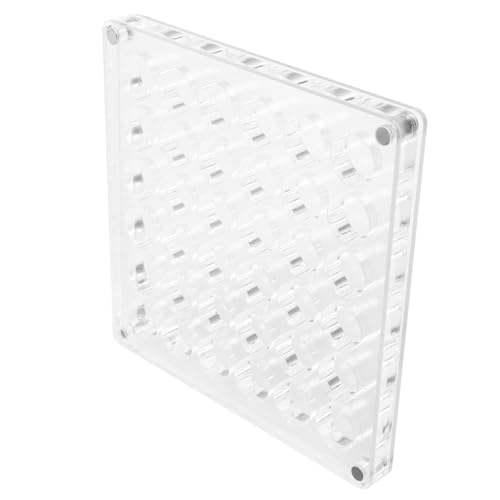 OSALADI Muschel-displaybox Aus Acryl Transparente Vitrine Für Muscheln Probenvitrine Kleine Schmuckschatulle Mit Gitter von OSALADI