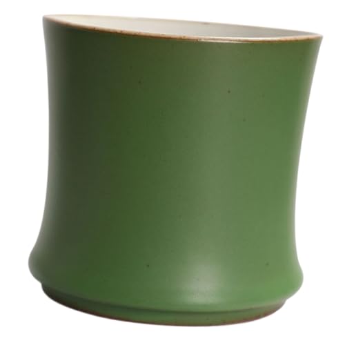 OSALADI Neuheit Tasse Tee Becher Keramik Vintage Joint Design Grüne Glasur Tee Trinkbecher von OSALADI