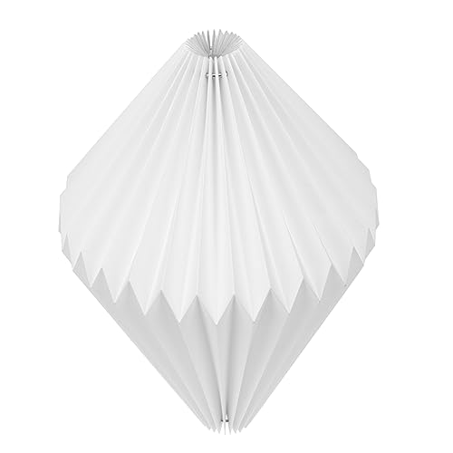 OSALADI Nordischer Faltbarer Origami Lampenschirm Dekorativer Lampenschirm für Wohnzimmer und Esszimmer Einfacher Aufbau Stilvolle Beleuchtung für Zuhause und Deckenlampen von OSALADI
