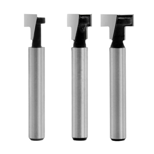 OSALADI Nutfräser Tischlerfräser Sperrholzplatte Holzschneidewerkzeuge Schlüssellochfräser Fräser Kantenschneider gepfählt stechbeitel Schaftfräser Holzfräser Aufhänger bohren von OSALADI