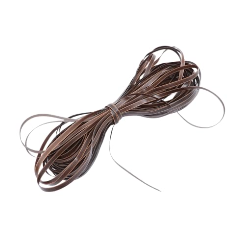 OSALADI PE Rattan Flachband Wasserdichtes Pe-kunststoff Geflecht für Gartenmöbel Reparatur Korb Bastelmaterial Strapazierfähig Flexibel für DIY Patio Korbwaren und Sitzmöbel von OSALADI