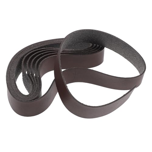 OSALADI PU Lederband Breit Strapazierfähiges Glattes Imitat Lederband für DIY Taschenriemen Armbänder Haustierhalsbänder und Modedesign Vielseitig Einsetzbar Braun von OSALADI
