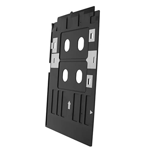 OSALADI PVC -ID -Kartenschale PVC-Kartendruckerfach Druckerkartenfach Mehrzweck-Kartenfach Druckertablett für Mitgliedskarten ID PVC -Kartenschale Ausweisdruckerfach Ausweisfach Schwarz von OSALADI
