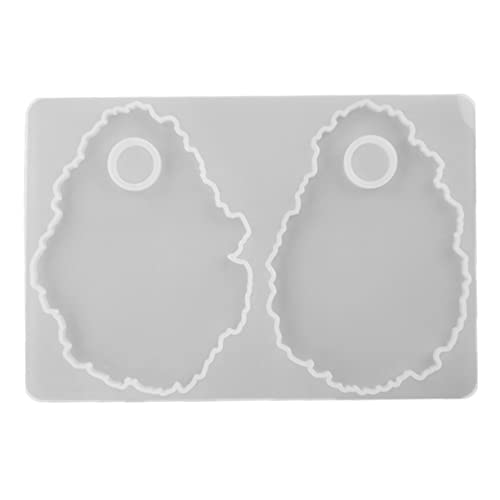 OSALADI Palettenform Kosmetik Schalenguss DIY Schminktablett Form Silikonform für Schminktablett DIY Bastelform Formen zum Selbermachen von Tabletts DIY-Kristall-Epoxy-Form Kieselgel Weiß von OSALADI