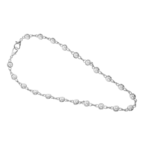 OSALADI Perlenkette Trageriemen Schulterriemen Ersatz DIY Handtaschenriemen Metalllegierung Strapazierfähig und Modisch für Damen Umhängetaschen und Geldbörsen OSALADI Perlenkette Trageriemen Schulterriemen Ersatz DIY Handtaschenriemen Metalllegierung Strapazierfähig und Modisch für Damen Umhängetaschen und Geldbörsen von OSALADI