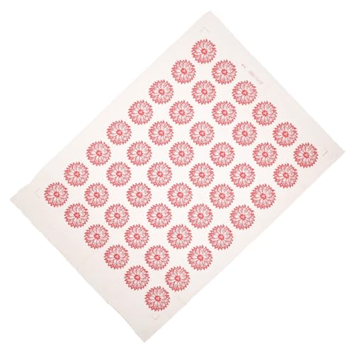 OSALADI Plastiktisch platzieren Töpferei Werkzeugkasten Keramik luftgetrockneter Lehmbausatz Unterglasur silberner Ton Gipswerkzeuge Handwerkstools Papier rot von OSALADI