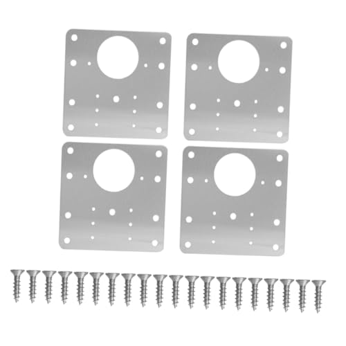 OSALADI Reparaturplatten Für Möbelregale Aus Edelstahl 4 Stück Metall Mit Schrauben Für Die Reparatur Von Schranktüren OSALADI Reparaturplatten Für Möbelregale Aus Edelstahl 4 Stück Metall Mit Schrauben Für Die Reparatur Von Schranktüren von OSALADI