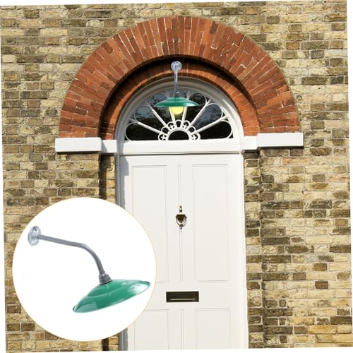 OSALADI Retro Emaille Lampenschirm Wandlampe Vintage Stil Lichtabdeckung für Innen und Außen Eleganter Lampenzubehör für Tisch Steh Hängelampen Warmes Licht Nostalgische Raumdeko von OSALADI