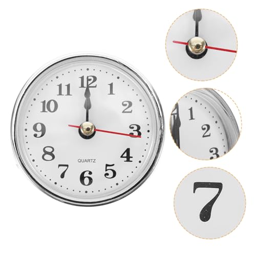 OSALADI Retro Uhrkopf mit Arabischen Ziffern DIY Uhr Einsatz für Miniaturuhren und Handwerksprojekte Sicht und Verarbeitung von OSALADI