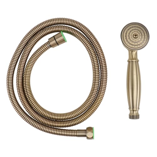 OSALADI Retro-duschkopf Aus Kupfer – Hochdruck-handbrause Mit Flexiblem Schlauch – Perfekt Für Das Badezimmer OSALADI Retro-duschkopf Aus Kupfer – Hochdruck-handbrause Mit Flexiblem Schlauch – Perfekt Für Das Badezimmer von OSALADI
