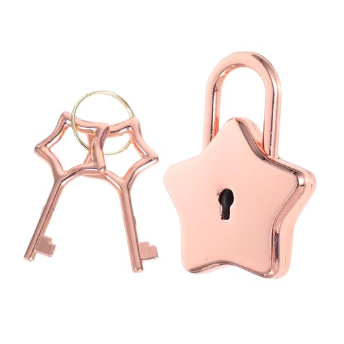 OSALADI Robuster Dekorativer Vorhängeschloss für Notizbuch Schmuckbox und Diy Zubehör Benutzerfreundlicher und Zuverlässiger Schutz Roségold OSALADI Robuster Dekorativer Vorhängeschloss für Notizbuch Schmuckbox und Diy Zubehör Benutzerfreundlicher und Zuverlässiger Schutz Roségold von OSALADI