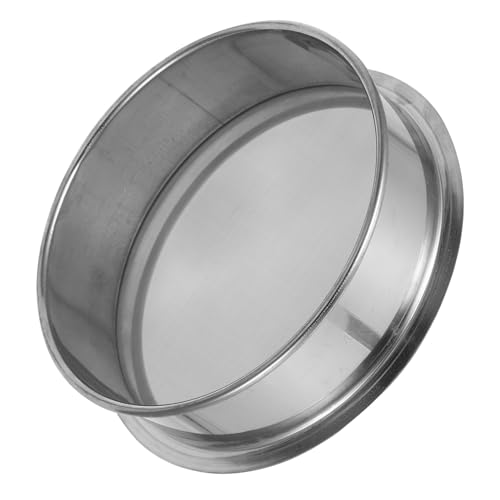 OSALADI Runde Edelstahlglasursieb Für Keramik- Und Keramikprojekte Multifunktionsfeindliche Mesh Sieb Für Schlamm Und Farbe Bequemer Metallfilter Für Effiziente Kunstwerke (16,5 cm) von OSALADI