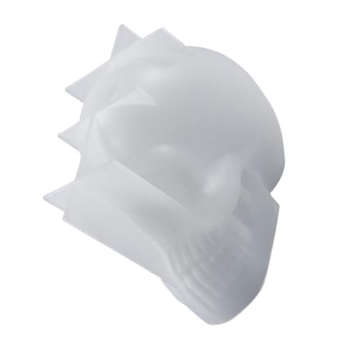 OSALADI Schädel Silikonform für DIY Kerzen Gießen Langlebige Halloween Dekoration Sicherer Silikon Gussform für Paraffin und Bienenwachs Tisch und Raumdeko von OSALADI
