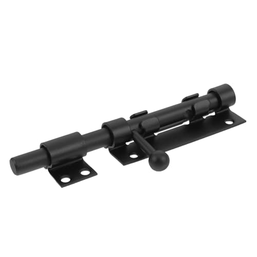 OSALADI Schieberiegel Türriegel mit Schlossloch Verstärkter Schwarzer Bolzenriegel Robust und Witterungsbeständig für Tore Scheunen Außenbereich Einsetzbar Sichere Türverriegelung OSALADI Schieberiegel Türriegel mit Schlossloch Verstärkter Schwarzer Bolzenriegel Robust und Witterungsbeständig für Tore Scheunen Außenbereich Einsetzbar Sichere Türverriegelung von OSALADI