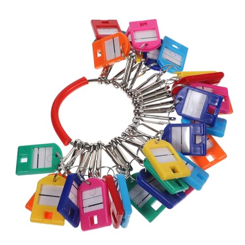 OSALADI Schlüssel Organizer Mit Schlüsselring Klassifizierung Tags Aus Strapazierfähigem Für Schlüsselaufbewahrung Und Organisation Zu Hause Oder Unterwegs OSALADI Schlüssel Organizer Mit Schlüsselring Klassifizierung Tags Aus Strapazierfähigem Für Schlüsselaufbewahrung Und Organisation Zu Hause Oder Unterwegs von OSALADI