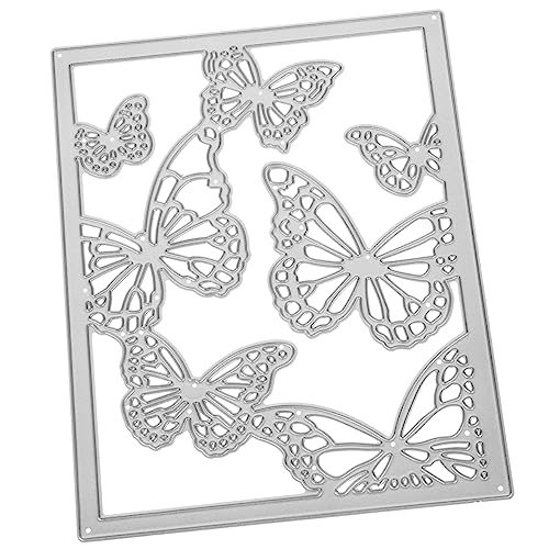 OSALADI Schmetterlings-stanzformen Metallstanzformen Für Dekoratives DIY-bastelschablone Scrapbook-stanzform Aus Kohlenstoffstahl Schmetterlingsmuster-stanzformen Party-DIY-stanzformen von OSALADI
