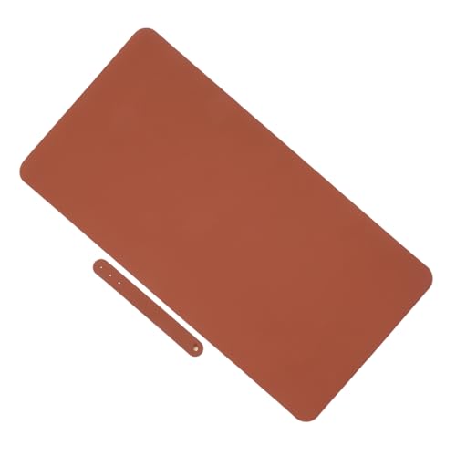 OSALADI Schreibtischunterlage Für Bürocomputer Mauspads Schreibtischabdeckung Pu Matte Tastaturmatte Schreibtischunterlage Computermatte Rosa Mauspad Rosa Schreibtischzubehör von OSALADI