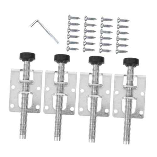 OSALADI Schwerlast Verstellbare Möbelfüße mit Antirutschpads Höhenverstellbare Nivellierfüße für Unebene Böden Möbelbeine für Schränke Werkbänke und Garderoben Stabile Ausgleichspuffer OSALADI Schwerlast Verstellbare Möbelfüße mit Antirutschpads Höhenverstellbare Nivellierfüße für Unebene Böden Möbelbeine für Schränke Werkbänke und Garderoben Stabile Ausgleichspuffer von OSALADI