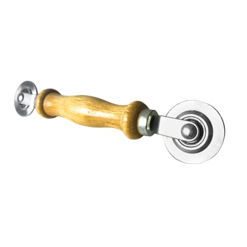OSALADI Screen Pressure Roller mit Ergonomischem Holzgriff Langlebiges Edelstahl kugelgelager Multifunktionales Fliegengitter Werkzeug für Einfache Montage und Reparatur von Dicken von OSALADI