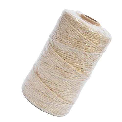 OSALADI Seil 3 Rollen Natürliche Juteschnur 2 Mm Durchmesser 130 M Pro Rolle Für Kunsthandwerk Und Verpackungen OSALADI Seil 3 Rollen Natürliche Juteschnur 2 Mm Durchmesser 130 M Pro Rolle Für Kunsthandwerk Und Verpackungen von OSALADI