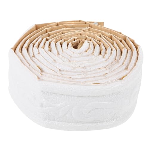 OSALADI Selbstklebende Wandleiste Breit Flexible Zierleiste für Ecken und Kanten Stoßfeste Abziehbare Dekorleisten für Küche Bad Wohnzimmer Einfache Montage Glatten Oberflächen von OSALADI