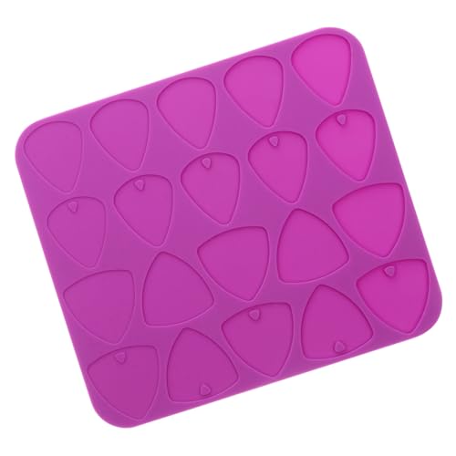 OSALADI Silikon Gitarren Pick Form Gießform für DIY Projekte Spiegel Leicht zu Reinigen für Picks und Dekorationen Harz OSALADI Silikon Gitarren Pick Form Gießform für DIY Projekte Spiegel Leicht zu Reinigen für Picks und Dekorationen Harz von OSALADI