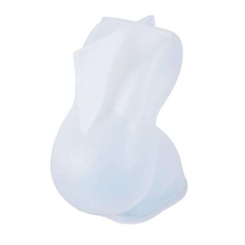 OSALADI Silikonform Hase DIY Epoxidharz Gießform Wiederverwendbar Weich Robust Kreative Bastel Form für Ostern Schmuckherstellung Desktopdekoration von OSALADI