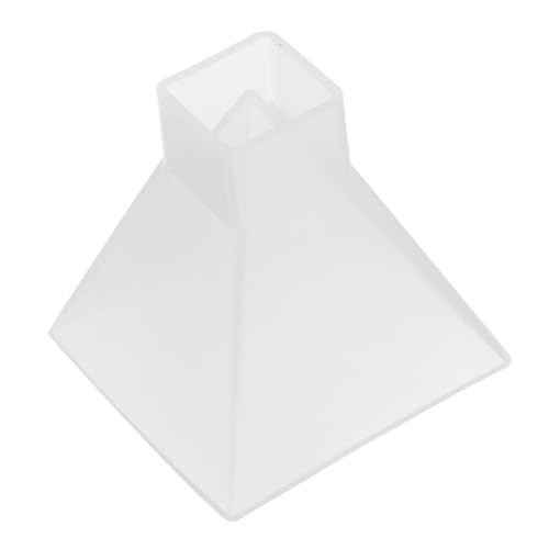 OSALADI Silikonform Pyramidengießform Langlebig Robust Leicht Entfernbar für DIY Epoxidharz Basteln Dekoration Getrocknete Blumen Ornamente von OSALADI