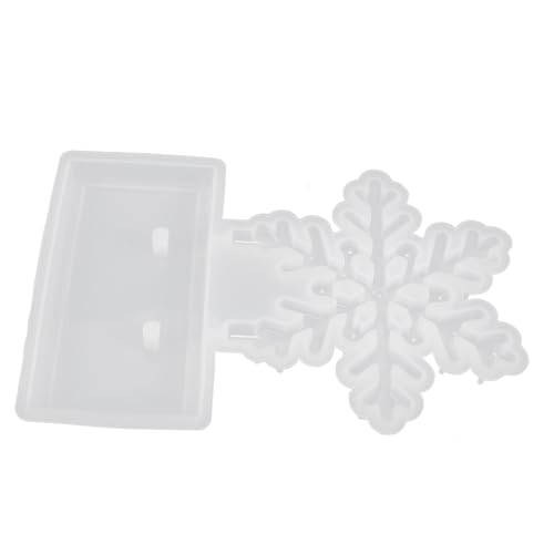OSALADI Silikonform Schneeflocke für DIY Weihnachtsdeko Gießmuster für Handwerksprojekte für Weihnachtsanhänger und Festliche Dekorationen OSALADI Silikonform Schneeflocke für DIY Weihnachtsdeko Gießmuster für Handwerksprojekte für Weihnachtsanhänger und Festliche Dekorationen von OSALADI