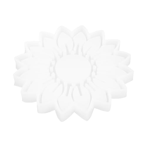 OSALADI Silikonform Silikongussformen Kleine Kerzenständerformen Silikon DIY Form Kerzenhalter Herstellungsform Dekorative Kerzenhalterform Desktop Kerzenständerformen Weißes von OSALADI